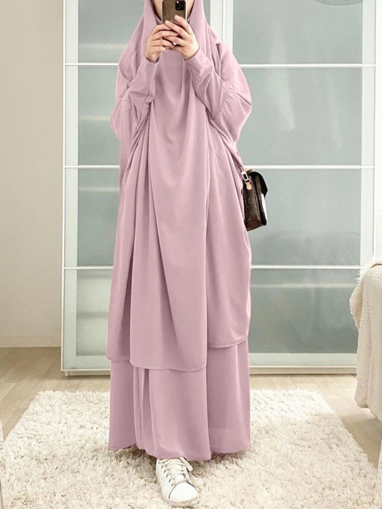 Jilbab with skirt