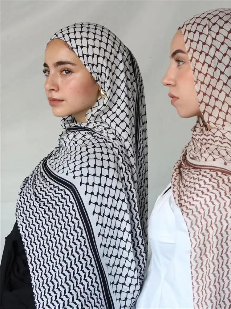 Chiffon Keffiyeh Hijab